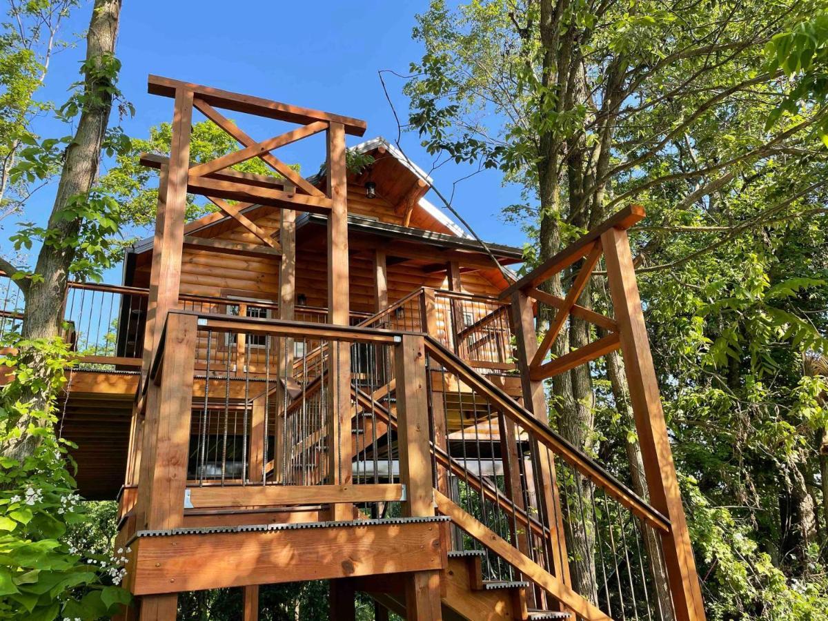 Cricket Hill Treehouse By Amish Country Lodging Millersburg Esterno foto